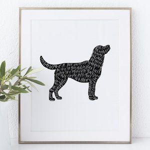 Labrador Retriever Word Art